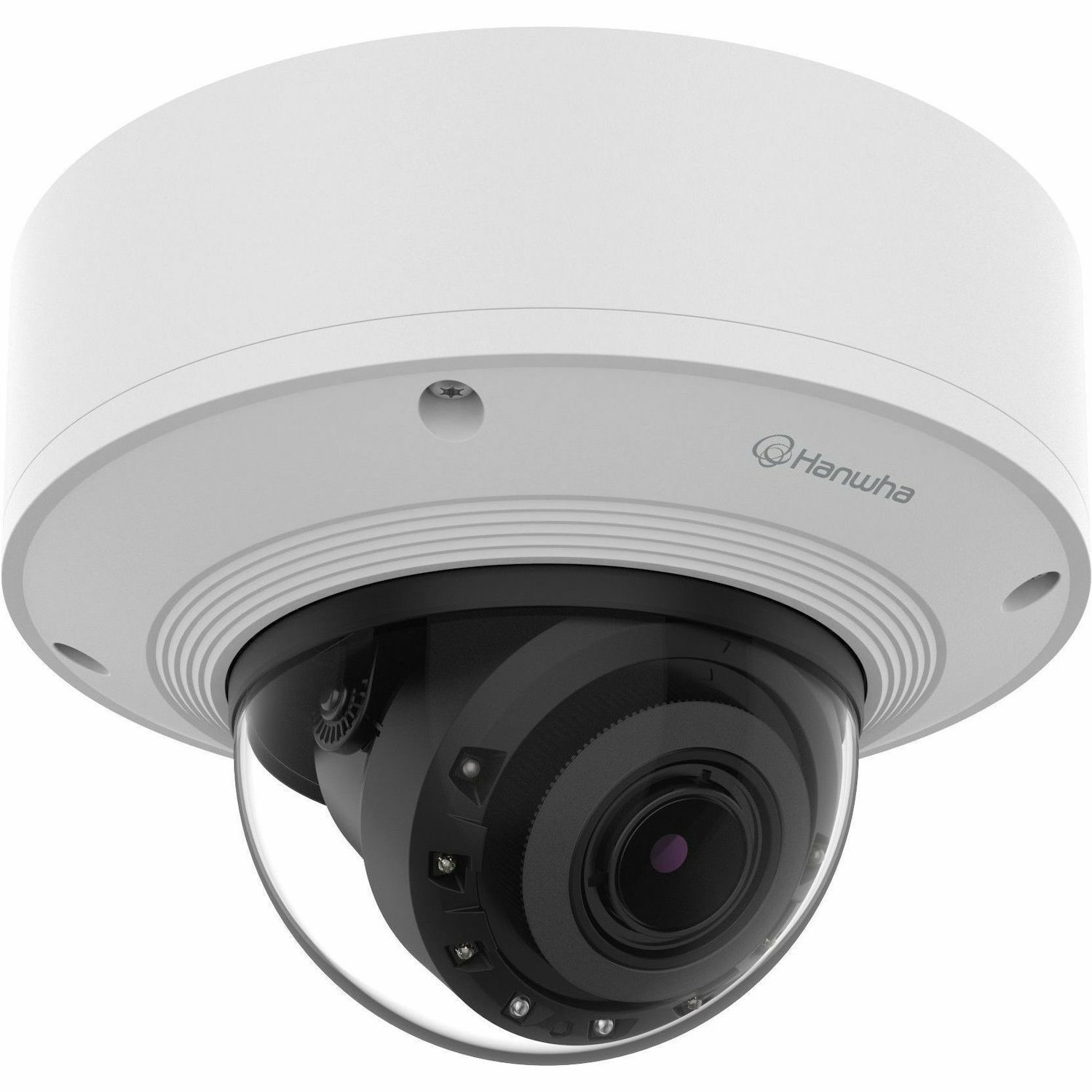 Hanwha PNV-A6081R-E1T 2 Megapixel Outdoor Full HD Network Camera - Color - Dome - White