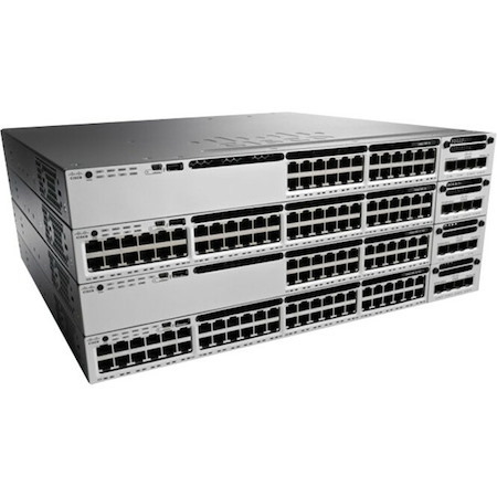 Cisco Catalyst 3850 WS-C3850-48T 48 Ports Manageable Layer 3 Switch - 10/100/1000Base-T