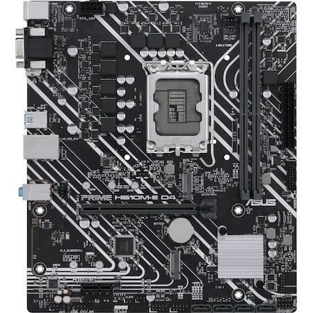 Asus Prime H610M-E D4-CSM Desktop Motherboard - Intel H610 Chipset - Socket LGA-1700