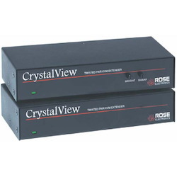 Rose Electronics CrystalView CAT5 Single KVM Extender with Audio