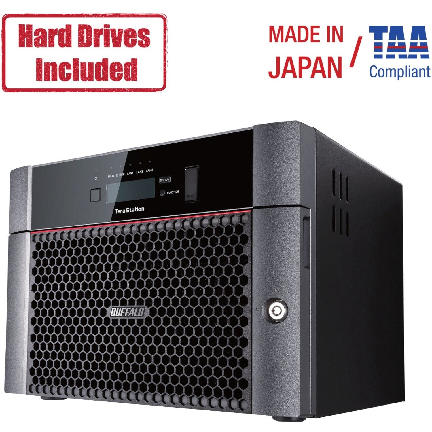 Buffalo TeraStation 5810DN Desktop 16TB NAS Hard Drives Included