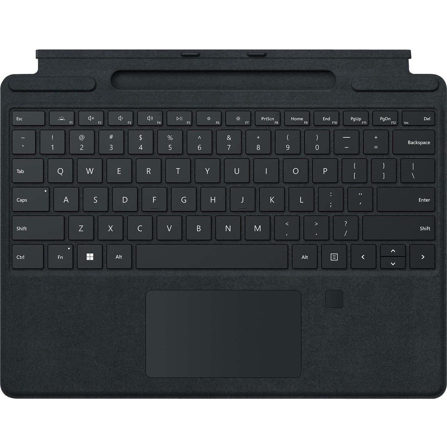 Microsoft Keyboard/Cover Case Microsoft Surface Pro 8, Surface Pro X Tablet - Black