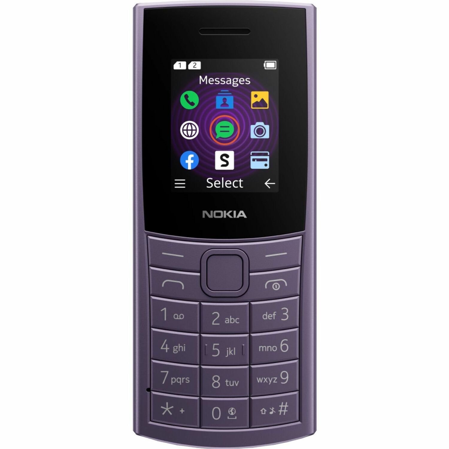 Nokia 110 4G (2023) Feature Phone - 1.8" TFT LCD QQVGA 120 x 160 - Series 30+ - 4G - Midnight Blue