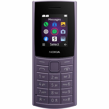 Nokia 110 4G (2023) Feature Phone - 1.8" TFT LCD QQVGA 120 x 160 - Series 30+ - 4G - Midnight Blue