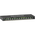 Netgear GS316EP 16 Ports Ethernet Switch - Gigabit Ethernet - 10/100/1000Base-T, 1000Base-X