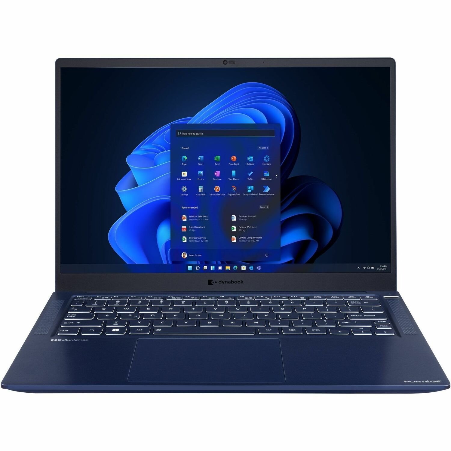 Dynabook Portege X40L-K 14" Notebook - WUXGA - Intel Core i7 12th Gen i7-1270P - 16 GB - 512 GB SSD - Tech Blue Metallic