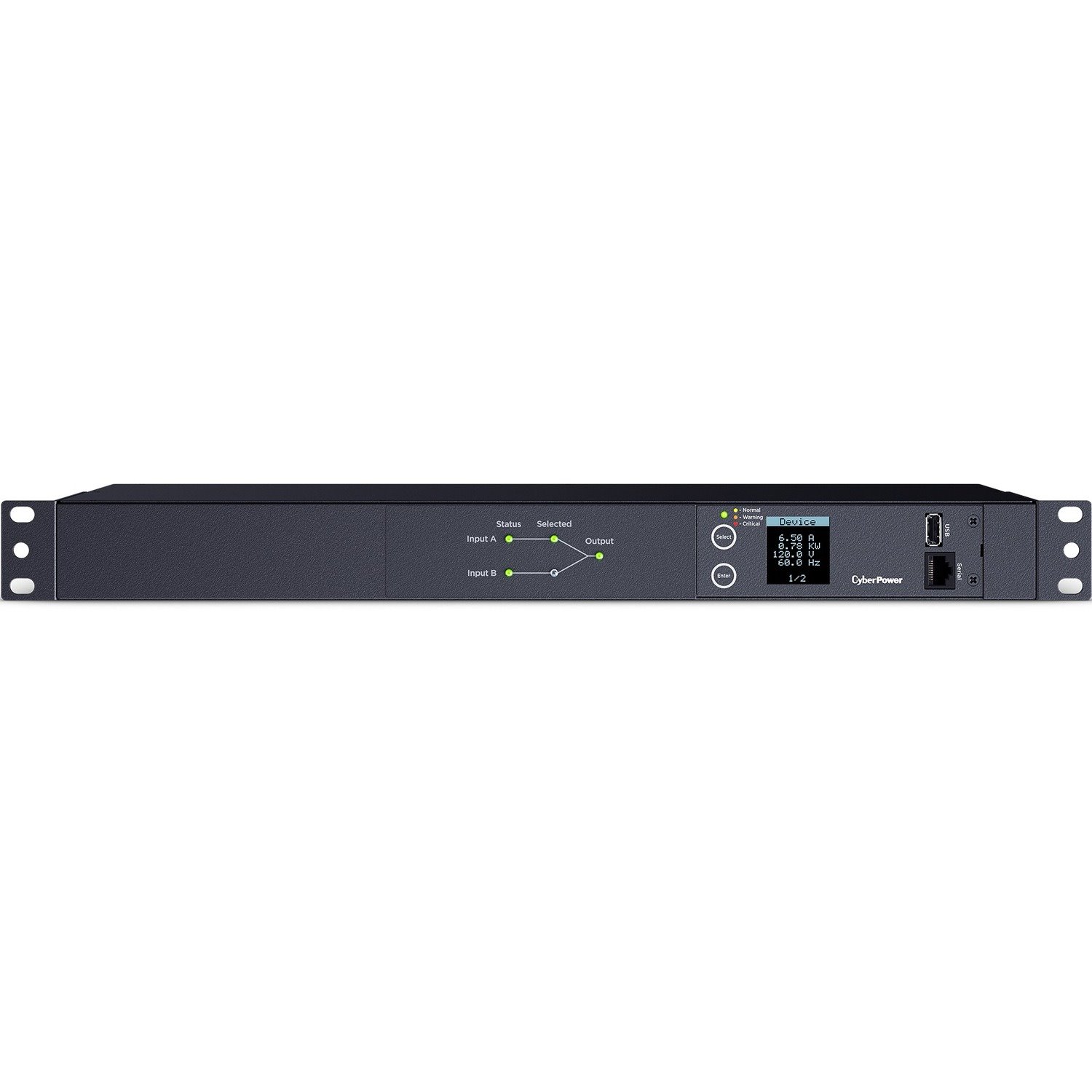 CyberPower Switched ATS PDU PDU24005 10-Outlets PDU