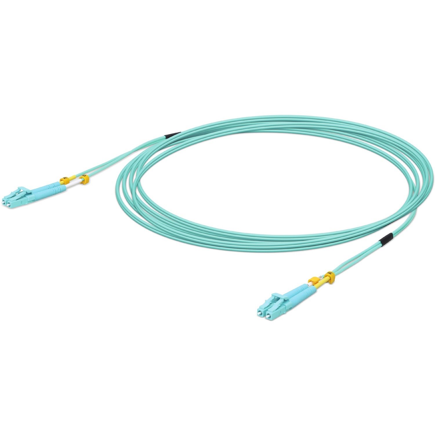Ubiquiti UniFi Odn 0.5M Fibre Optic Cable LC Om3 Aqua Colour (Ubiquiti Uoc-0.5 FiberCable LC - LC 10G Odn Fibre Patch Cable)