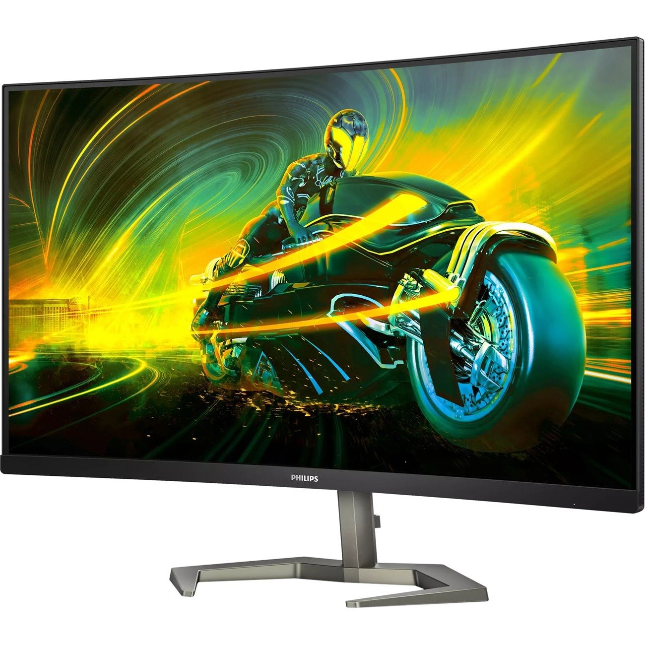 Philips Momentum 32M1C5500VL 32" Class WQHD Curved Screen Gaming LCD Monitor - 16:9 - Textured Black