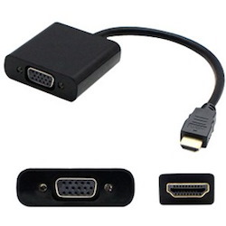 Lenovo 0B47069 Compatible HDMI 1.3 Male to VGA Female Black Active Adapter For Resolution Up to 1920x1200 (WUXGA)