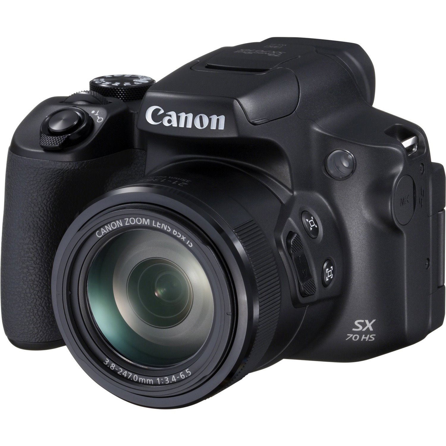 Canon PowerShot SX70 HS 20.3 Megapixel Bridge Camera - Black
