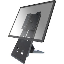 Newstar Monitor Desk Stand for single screen 10-27" , Height adjustable and tilt - Black