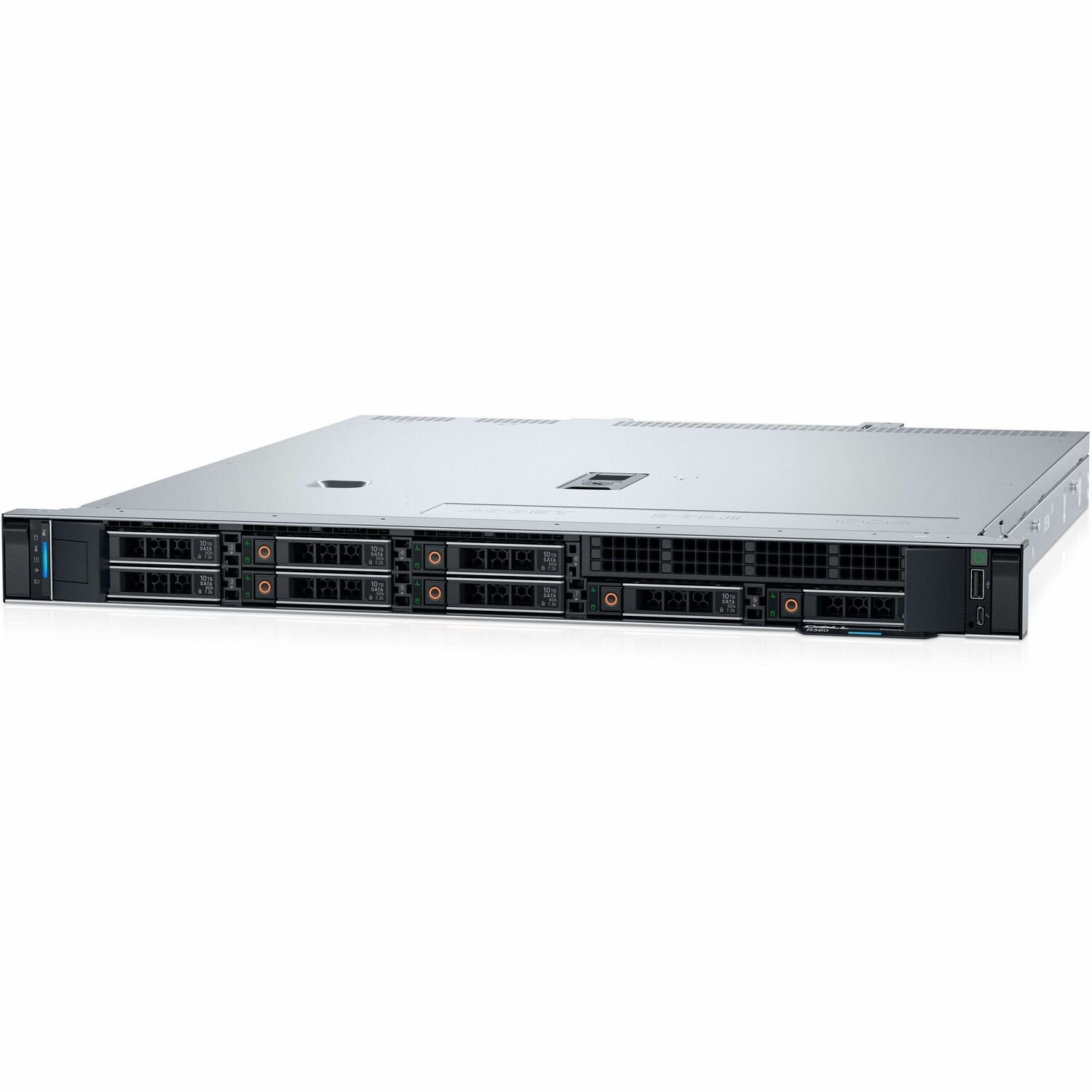 Dell EMC PowerEdge R360 1U Rack-mountable Server - 1 x Intel Xeon E-2414 2.60 GHz - 16 GB RAM - 480 GB SSD - (1 x 480GB) SSD Configuration - Serial Attached SCSI (SAS), Serial ATA Controller