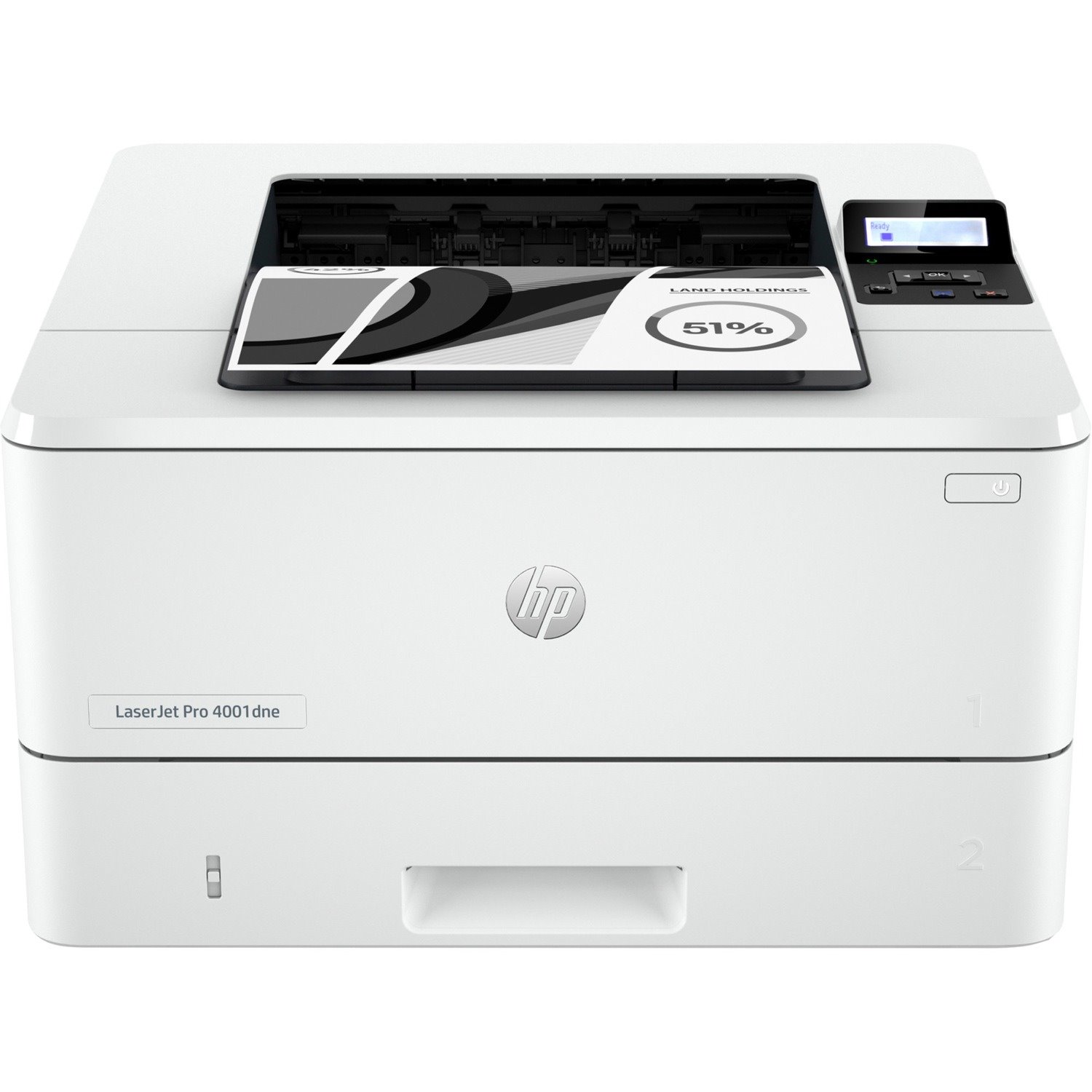 HP LaserJet Pro 4001dne Desktop Wired Laser Printer - Monochrome