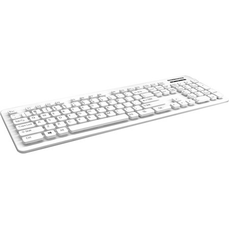 Man & Machine L Cool Keyboard - Cable Connectivity - USB Interface - English (US) - White