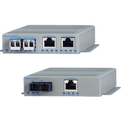 Omnitron Systems OmniConverter GPoE+/S 9439-1-19 Transceiver/Media Converter