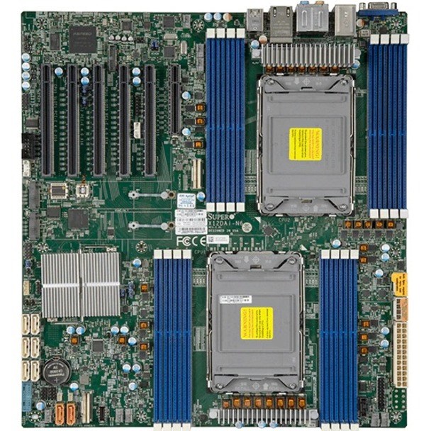 Supermicro X12DAI-N6 Server Motherboard - Intel C621A Chipset - Socket P - Intel Optane Memory Ready - Extended ATX