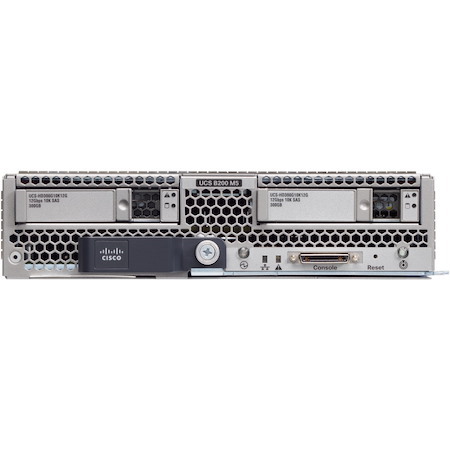Cisco B200 M5 Blade Server - 2 x Intel Xeon Silver 4108 Octa-core (8 Core) 1.80 GHz - 96 GB Installed DDR4 SDRAM - Serial ATA, 12Gb/s SAS Controller - 2 Processor Support - 3 TB RAM Support - 10 Gigabit Ethernet - Matrox G200e 8 MB Graphic Card 6X16GB VIC1340