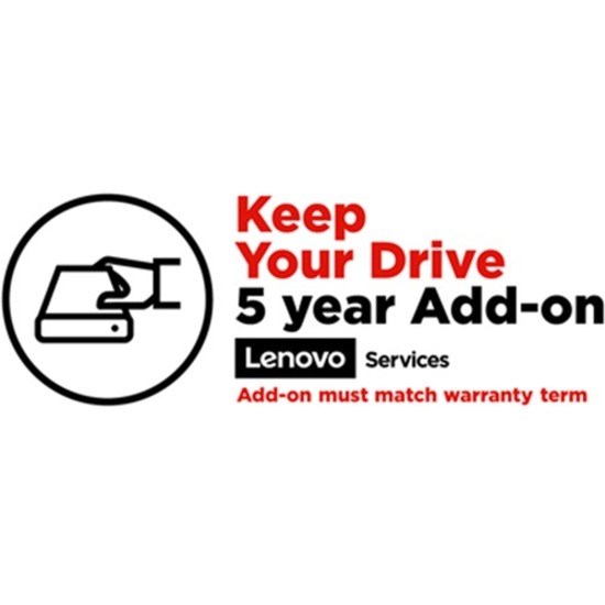 Lenovo Keep Your Drive (Add-On) - 5 Year - Warranty