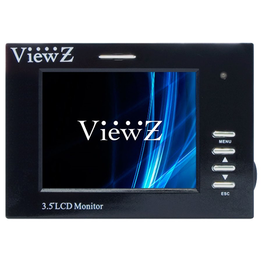 ViewZ VZ-35SM QVGA LCD Monitor - 4:3 - Black