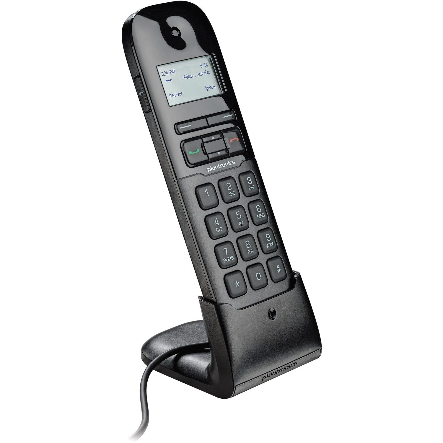 Plantronics Calisto P240-M Handset - Desktop - Black