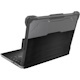 MAXCases, Chromebook cases, 11" , durable materials, ideal for schools, dirt-resistant, Acer R753T Chromebook Spin 511, custom color, clear, black
