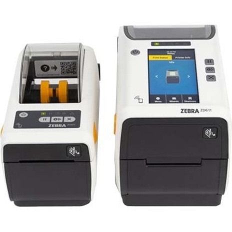 Zebra ZD611D-HC Desktop Direct Thermal Printer - Monochrome - Label Print - Fast Ethernet - USB - USB Host - Bluetooth - EU, UK