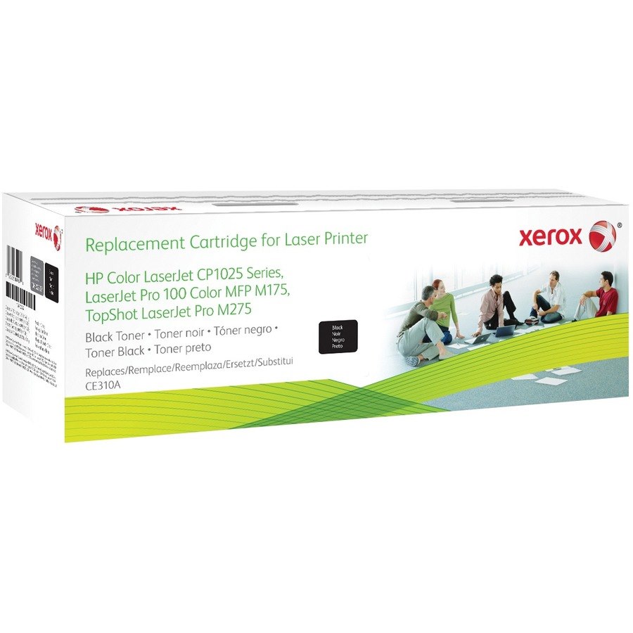 Xerox Laser Toner Cartridge - Alternative for HP CE310A - Black - 1 / Box