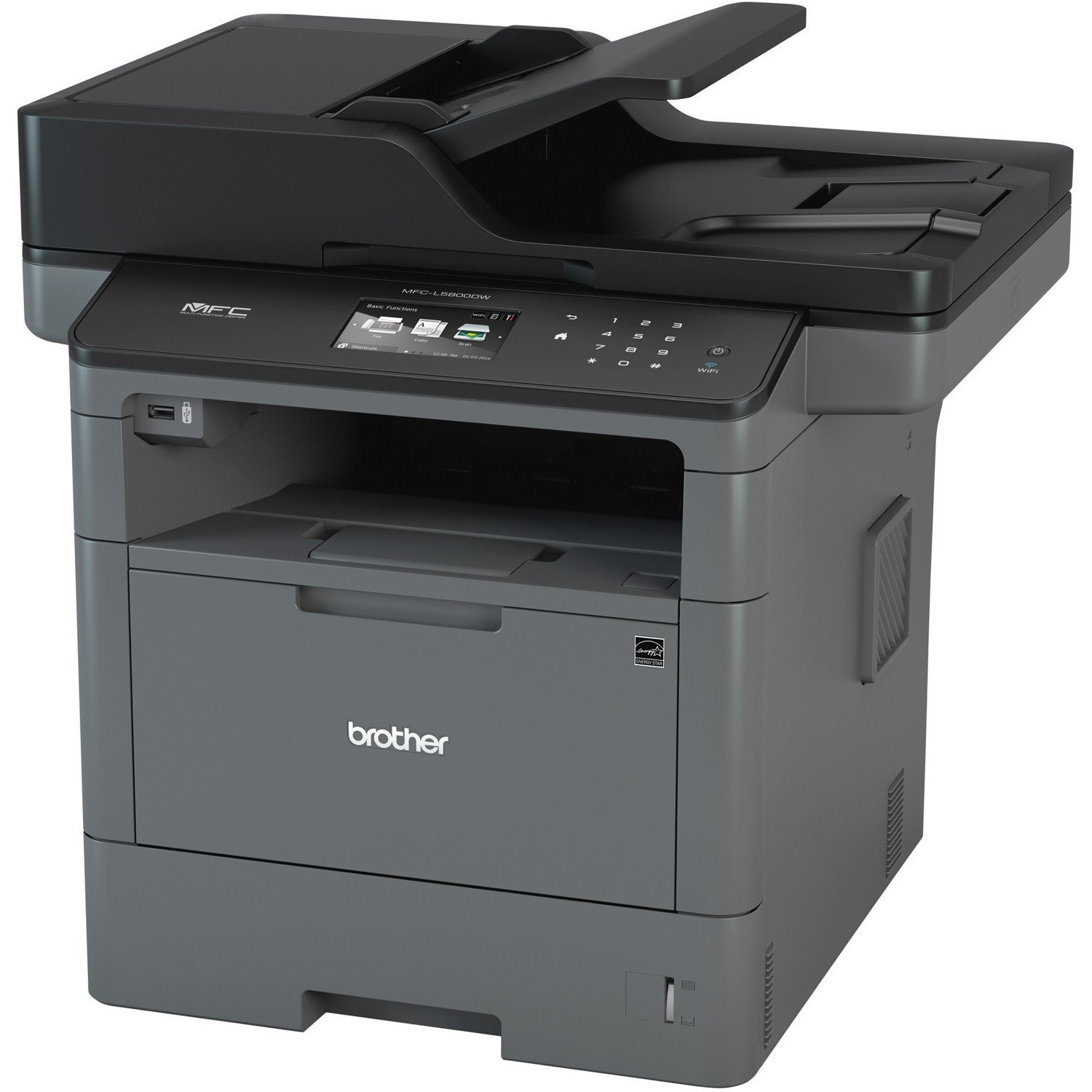 Brother MFC-L5800DW Laser Multifunction Printer - Monochrome - Duplex