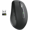 Logitech MX Anywhere 3S Mouse - Bluetooth - USB Type A - Darkfield - 6 Button(s) - Graphite