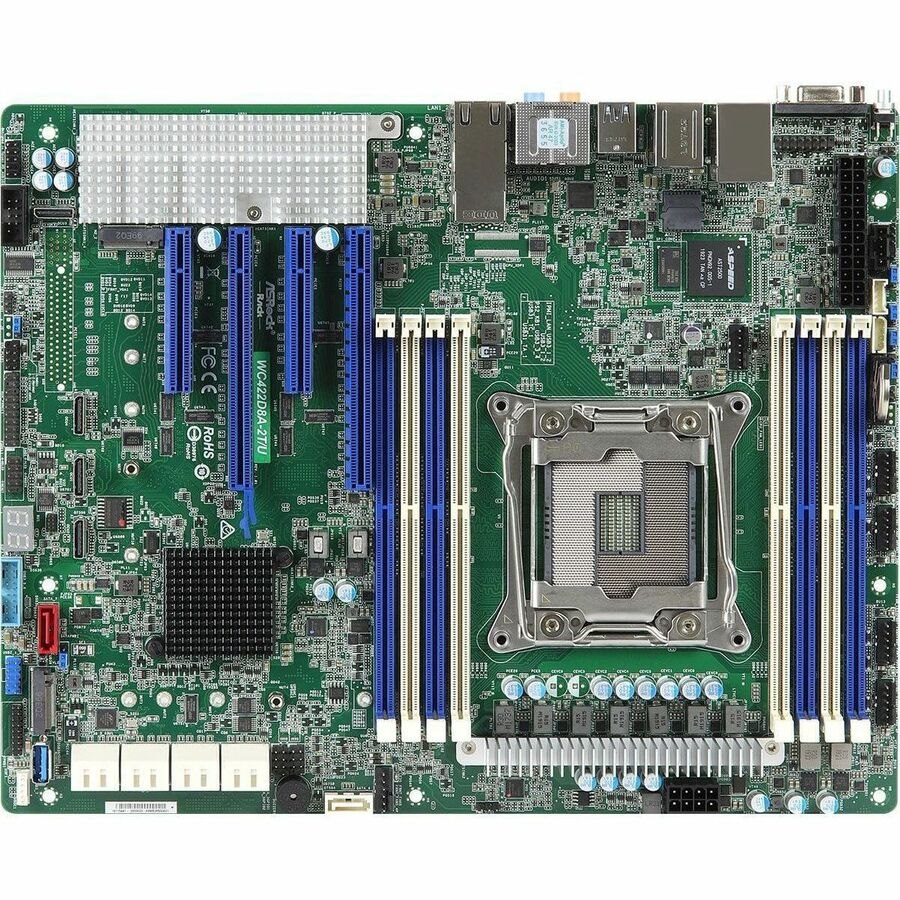 ASRock WC422D8A-2T/U Server Motherboard - Intel C422 Chipset - Socket R4 LGA-2066 - ATX