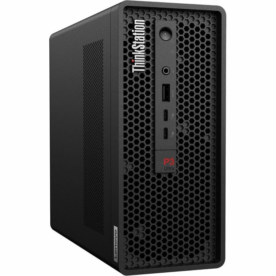 Lenovo ThinkStation P3 Ultra 30HA006CUS Workstation - 1 x Intel Core i5 14th Gen i5-14600K - vPro Technology - 16 GB - 512 GB SSD - Ultra Small