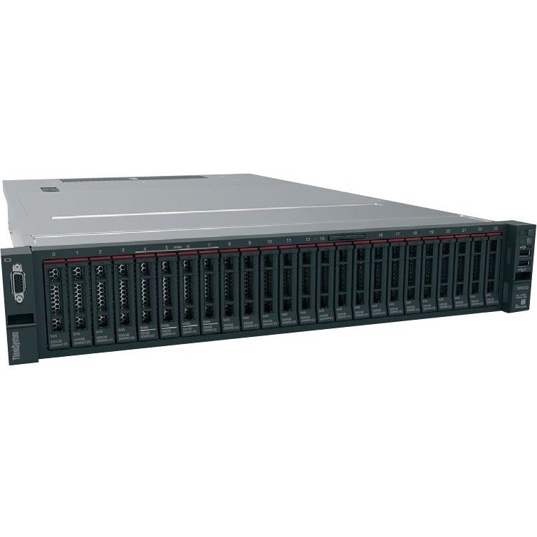 Lenovo ThinkSystem SR650 7X06100EAU 2U Rack Server - 1 x Intel Xeon Gold 6130 2.10 GHz - 32 GB RAM - 12Gb/s SAS, Serial ATA/600 Controller