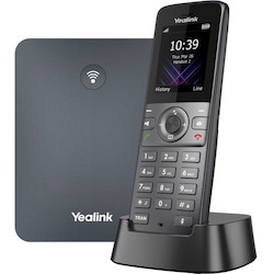 Yealink W73P High-Performance IP DECT Cordless Handset Solution Including W73H Handset and W70B Base Station, 
