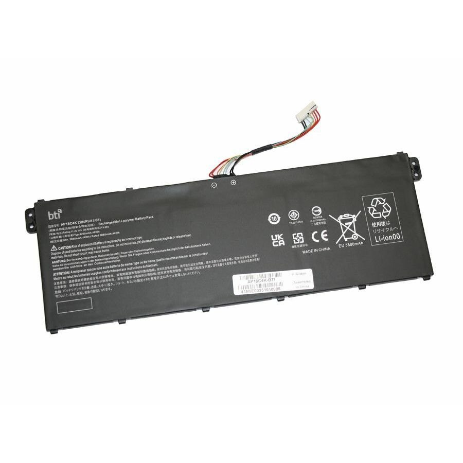 BTI AP18C4K-BTI 11.4V 48WHR LI-ION BATTERY AP18C4K, KT00304012