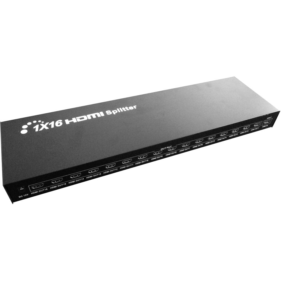 4XEM 16 Port high speed HDMI video splitter fully supporting 1080p, 3D for Blu-Ray, gaming consoles and all other HDMI compatible devices