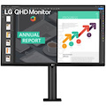 LG 27QN880-B 27" Class WQHD LCD Monitor - 16:9 - Dark Anthracite