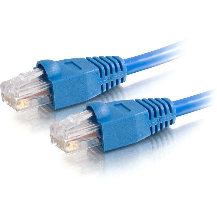 C2G 14ft Cat5e Snagless Unshielded (UTP) Network Patch Cable (USA-Made) - Blue