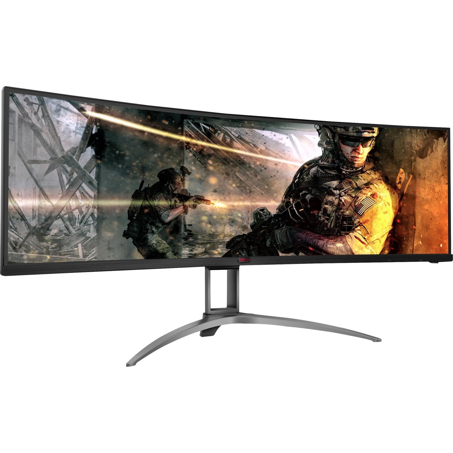 AOC AGON AG493UCX 49" Curved Screen WLED Gaming LCD Monitor - 32:9 - Black