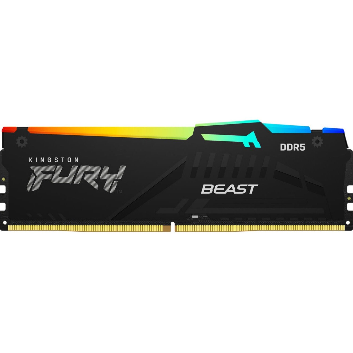 Kingston FURY Beast RAM Module for Motherboard, Computer - 32 GB (2 x 16GB) - DDR5-5200/PC5-41600 DDR5 SDRAM - 5200 MHz Single-rank Memory - CL36 - 1.25 V