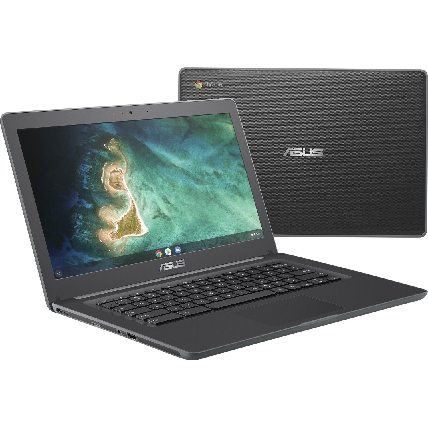 Asus Chromebook C403 C403NA-YH02-BL 14" Rugged Chromebook - HD - Intel Celeron N3350 - 4 GB - 32 GB Flash Memory - Dark Blue