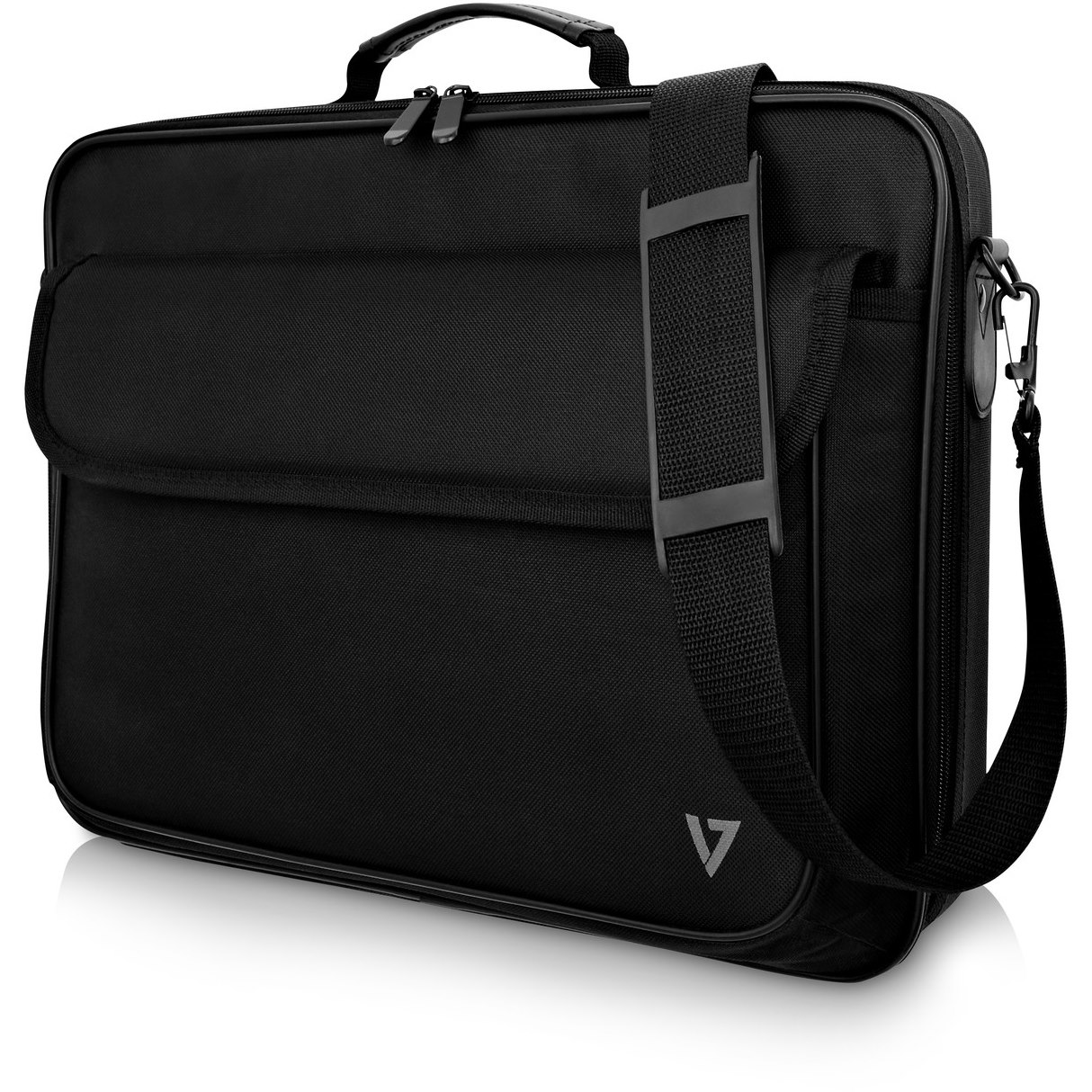 V7 Essential CCK16-BLK-3E Carrying Case (Briefcase) for 40.6 cm (16") to 40.9 cm (16.1") Notebook - Black