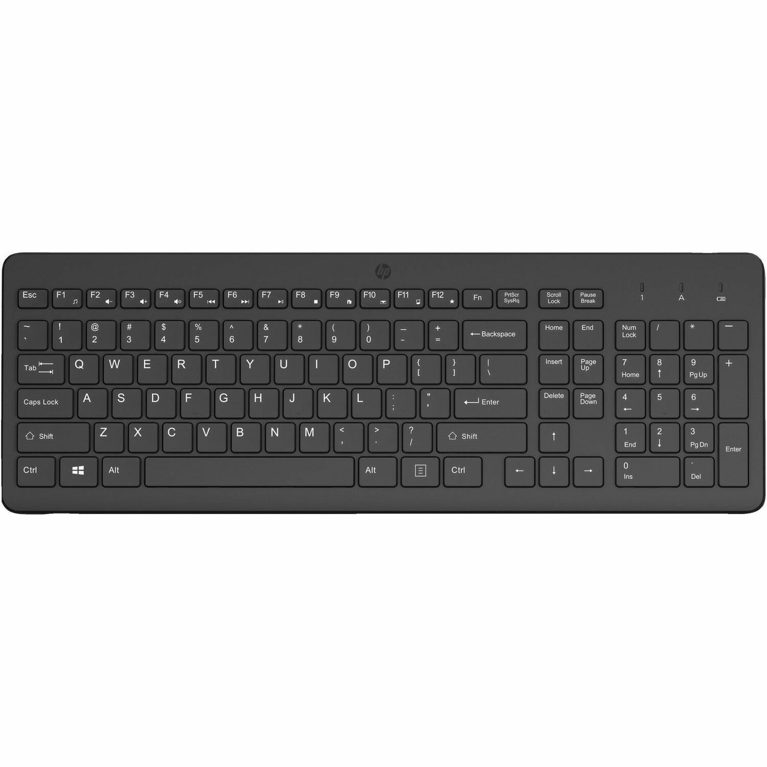 HP 225 Keyboard - Wireless Connectivity - English (UK) - Black