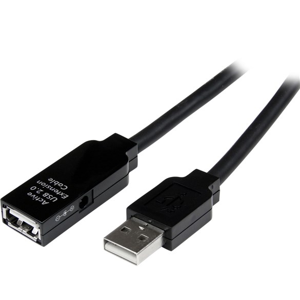 StarTech.com 15m USB 2.0 Active Extension Cable - M/F