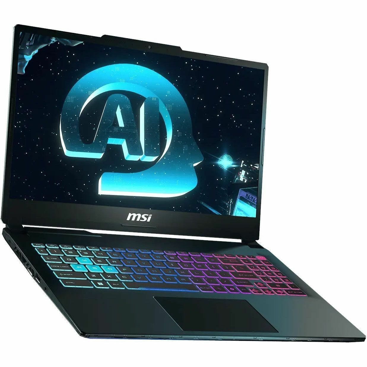 MSI Cyborg 15 AI A1V Cyborg 15 AI A1VFK-001UK 39.6 cm (15.6") Gaming Notebook - Full HD - Intel Core Ultra 7 155H - 16 GB - 512 GB SSD - Translucent Black