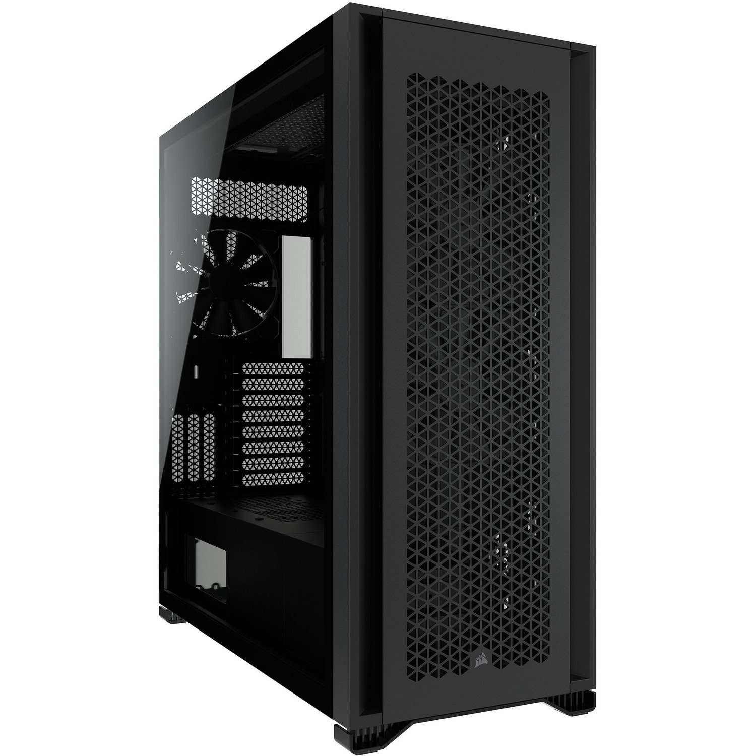 Corsair AIRFLOW 7000D Computer Case - ATX Motherboard Supported - Full-tower - Steel, Plastic, Tempered Glass - Black