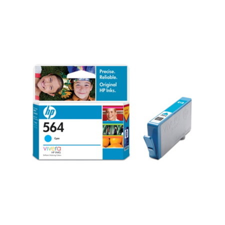 HP 564 Original Inkjet Ink Cartridge - Cyan Pack