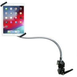 CTA Digital Heavy-Duty Security Gooseneck Clamp Stand for 7-14 Inch Tablets, including iPad 10.2-inch (7th/ 8th/ 9th Generation)