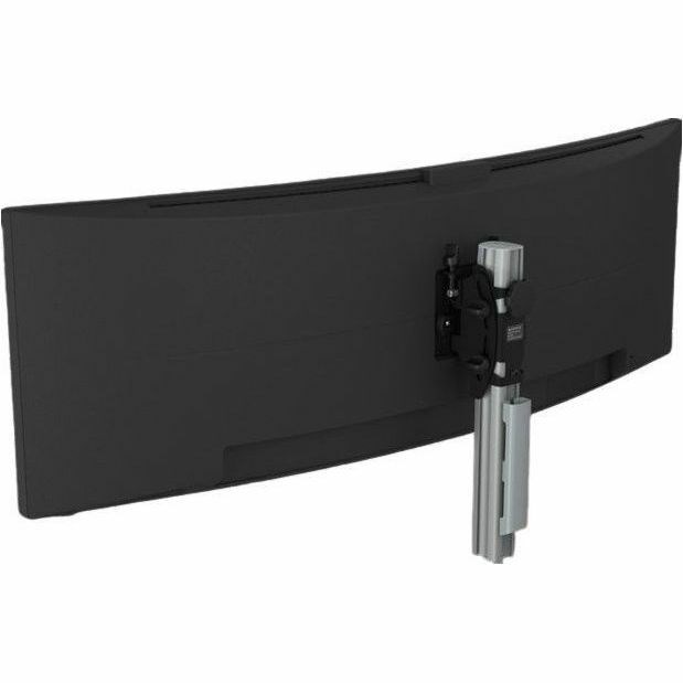 Atdec Mounting Post for Monitor, Curved Screen Display - Silver, Black