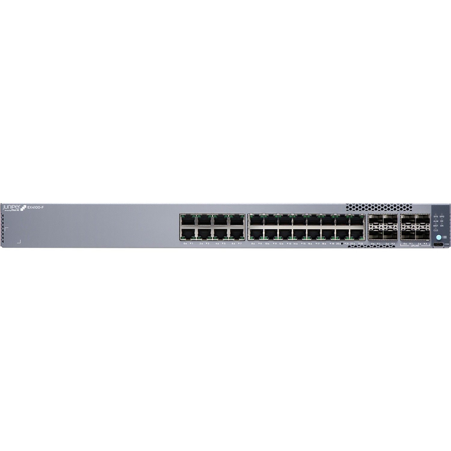 Juniper EX4100-F EX4100-F-24T 24 Ports Manageable Ethernet Switch - Gigabit Ethernet, 10 Gigabit Ethernet - 10/100/1000Base-T, 10GBase-X - TAA Compliant